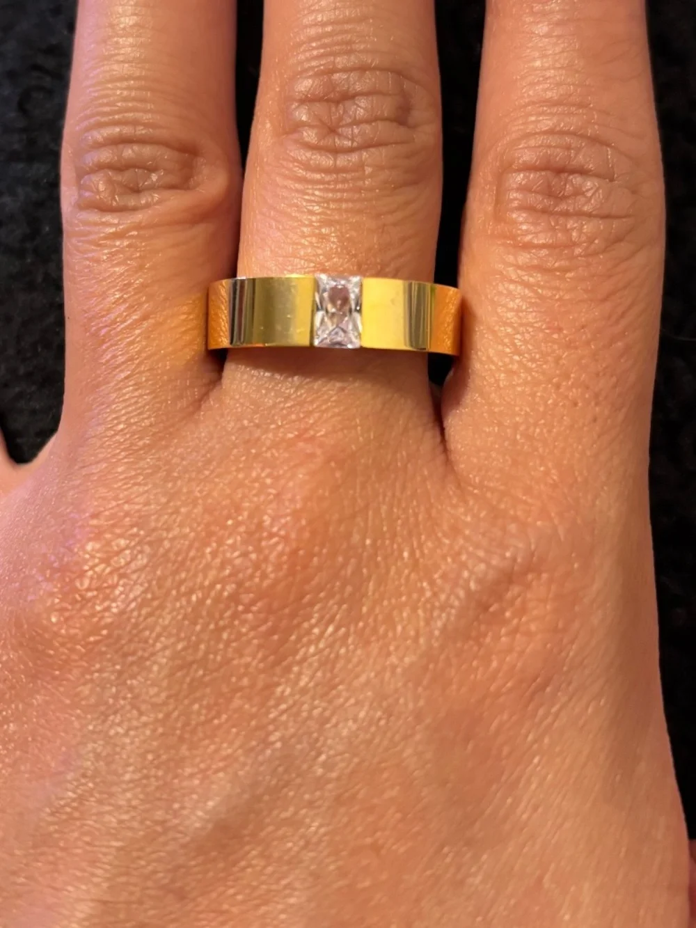 Men’s gold titanium